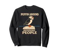 Puffin Coastal Bird Introvert Bird Lover Gift Sweatshirt