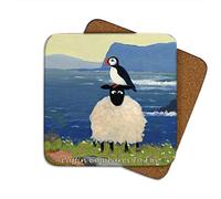 Puffin Compares to Ewe Coaster by Thomas Joseph - Funny Sheep
