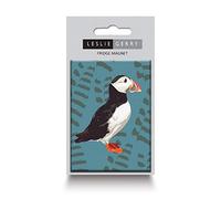 Puffin Fridge Magnet by Leslie Gerry