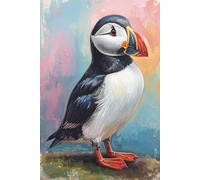 Puffin Journal: Cute Puffin Notebook