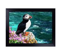 Puffin | Lap Tray with Padded Cushion, Portable Surface with Bean Bag Base, Perfect Surface for Working, Crafting, TV Eating and Laptop Use