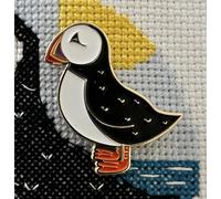 Puffin Needle Minder - Cross Stitch Needle Minder