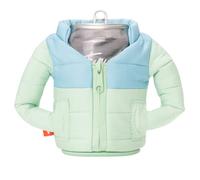 Puffin Puffy Jacket Insulated Can Cooler 12 & 16 oz - Seafoam & Crater Blue