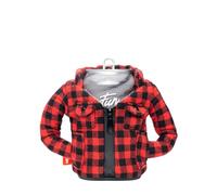 Puffin - The Lumberjack Flannel - Insulated 12 oz Can Cooler I Beer Bottle & Soda Can Insulator, Keep Drinks and Beverages Cold - Puffin Red