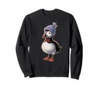 Puffin Wearing a Colorful Beanie Delight Sweatshirt