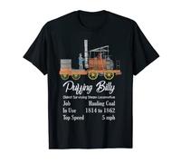 Puffing Billy Oldest Surviving Steam Locomotive Diagram T-Shirt