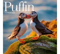 Puffins 2026 Calendar: Wildlife Photography of Colorful Seabirds