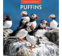 Puffins - 2026 Square Wall Calendar - by Red Robin Publishing