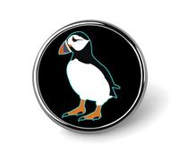 Puffins Bird Novelty Pin Badge Lapel Pin Brooch Badge Tie Jewelry Decor for Hats Jackets Shirts