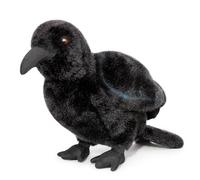 PuffPurrs Crow Stuffed Animals - Realistic Standing Black Raven Plush Toy 10inch, Soft Plush Toy Crow Wild Animal Dolls, Cute Little Bird Raven Plush as Gift for Your Friends