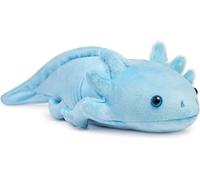PuffPurrs Lifelike Axolotl Plush Toy, Realistic Blue Axolotl Teddy Stuffed Animal, Cute Amphibians Unique Pillow Toy Gift, 17 Inch