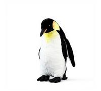 PuffPurrs Lifelike Emperor Penguin Toy, Realistic Yellow-Orange Neck Patch Teddy Stuffed Animal, Cute Tall Penguin Pillow Toy Gift, 30 Cm/11 In