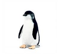 PuffPurrs Lifelike Little Penguin Toy, Realistic Bluish-Grey Plumage Teddy Stuffed Animal, Cute Fairy Penguin Pillow Toy Gift, 27 Cm/10 In