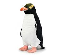 PuffPurrs Lifelike Yellow-Eyed Penguin Plush Toy, Cute Realistic Bright Yellow Eyes Teddy Stuffed Animal, Hoiho Critically Endangered Unique Toy Gift, 29 CM/11 In