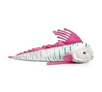 PuffPurrs Oarfish Plush Toy -Grey Long Real Life Oarfish Ribbon Fish Chimera Stuffed Toys, Super Soft Realistic Sea Creatures King of Herring Ocean Animal Toy, Gift Collection for Kids, 26Inch