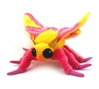 PuffPurrs Pink Maple Moth Stuffed Animal - Cute Silk Moth Soft Toy, Sweet Plush Toy for Girls, Room Decoration Stuffed Animal, 30CM/11IN Gift