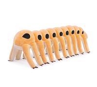 PuffPurrs Realistic Cambrian Ancient Organism Microdictyon Plush Toy - Simulation 20" Cambrian Sea Creature Microdictyon Stuffed Animals Model Plushie, Unique Plush Gift for Kids