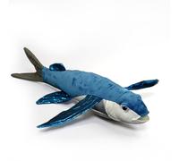PuffPurrs Realistic Flying Fish Stuffed Animals - Simulation 18.5" Blue Lifelike Flying Fish Plush Toy, Super Soft Sea Creatures Model Plush Toy Gift Collection for Kids