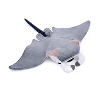 PuffPurrs Simulation Manta Ray Stuffed Plush Toy - Real Lifelike Sea Limulus Animals Spotted Eagle Ray Devil Fish Plushie Toys Figur, Super Soft Plush Dolls Gifts for Kids,19inchs