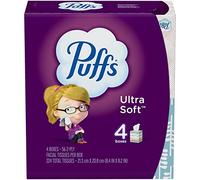 Puffs Ultra Soft & Strong Facial Tissues-60ct-4pk