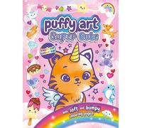 Puffy Art Super Cute (Bumpy Line Colouring Book)
