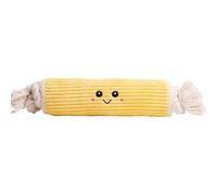 Puffy Crew Squeaky Dog Plush Toy, Bakery Bite_Stick Collection, 12", for Various Sized Dogs (Swiss Roll, Large)