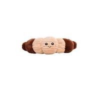Puffy Crew Squeaky Dog Plush Toy, Bakery Bite_Stick Collection, 8", for Small and Medium Dogs (Croissant, Small)