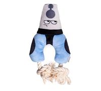 Puffy Crew Squeaky Dog Plush Toy, Tools Bite_Stick Collection, for Various Sized Dogs (Pliers, Large)