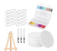 Puffy Fabric Paint, 3D Fabric Paint, Art Supplies 3D Painting Canvas Sponge for Festive Family Demonstrations Kids School Travel Adults Home Furniture Window