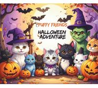 Puffy Friends Halloween: Cute and Fun Kawaii Coloring Book for Kids - 25 Adorable Pages with Spooky Friends, Pumpkins, and Halloween Magic | Every ... ... Animal Coloring Books for Kids Ages 2-6)