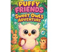 Puffy Friends - Sweet Owls Adventure: Cute Owl Coloring Book for Kids Ages 4-8 - 100 Adorable Scenes with Puffy-Style Owls | Black Back Pages to ... ... Animal Coloring Books for Kids Ages 2-6)