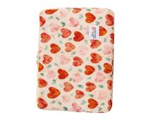 Puffy Laptop Sleeve - Cute Floral Laptop Case for Women, Soft 14-Inch Cloth Tablet Sleeve Compatible with Air/Pro, Lightweight Protective Computer Pouch with Small Flower Design, 35x26cm