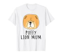 Puffy Lion Mum Funny Chow Chow Dog Owner T-Shirt