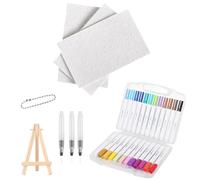Puffy Paint - Popcorn Textured Paint Kit | 3D Foam Paint Set with 12 Colors and Water Brushes, Crafts for Kids and Adults, Gift for Friends and Home