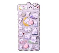 Puffy Stickers - 21 Cm Cartoon Design Funny Decor | 3D Cute Animal Sticker, Funny Stickers, Creative Gift for Phone Case, Notebook, Scrapbook, Crafts, Laptop, Diary Planne