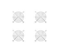 Pufguy 80mm Computer Fan Filter Finger Grills Metal Computer Case Fan Dust Finger Guard Protective Grill PC Cooler Filter Case Cover-4pcs