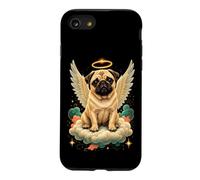 Pug Angel Wings Cloud Memorial Remembrance Case for iPhone SE (2020) / 7/8