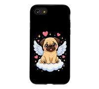Pug Angel Wings Cloud Memorial Remembrance Case for iPhone SE (2020) / 7/8