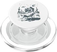 Pug Cowboy Funny Dog Meme UFO Western PopSockets PopGrip for MagSafe