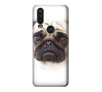 Pug Dog Case Cover For Motorola One Action (Moto P40 Power)
