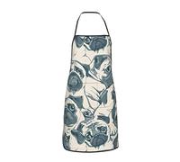 Pug Dog Design Cute Apron for Women Men Teen with Pockets Aprons for Cooking Chef Kitchen BBQ