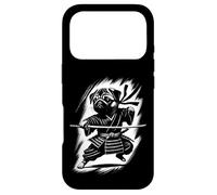 Pug Dog Japanese Samurai Warrior Ninja Japan Mom Dad Kids Case for iPhone 17 Pro