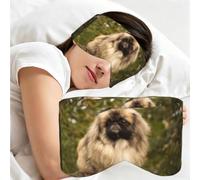 Pug Dog Printed, Sleep Mask for Home Travel, Full Eye Covers Light Blocking Eye Mask Sleep Eye and Ear Muffs