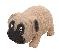Pug Dog Sensory Toy Interactive Stress Relief Novelty Set Push Vent Ball Squeeze Ball Treat Holder