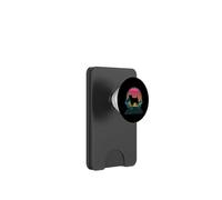 Pug Dog Vintage Retro 80s Vaporwave Aesthetic Puppy Lover PopSockets PopWallet for MagSafe