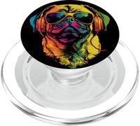 Pug Dogs Cool Sunglasses Pug Funny Dog Lover Pugs PopSockets PopGrip for MagSafe
