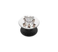 Pug Dogs Hanging With Best Friends Spiderwebs Spider Web PopSockets Adhesive PopGrip