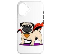 PUG dong Super Pugs Case for iPhone 16