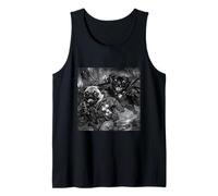 Pug Funny Boys Girls Costume Meme Vampire Horror Hunter Tank Top