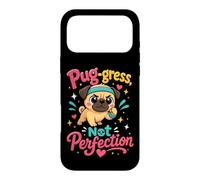 Pug-gress Not Perfection Pug Lover Pun Case for iPhone 17 Pro Max